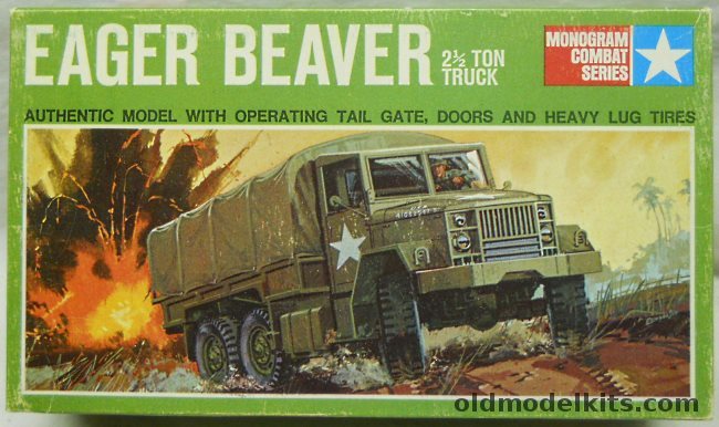 Monogram 1/35 M-34 Eager Beaver 2 1/2 Ton Truck, PM154-150 plastic model kit